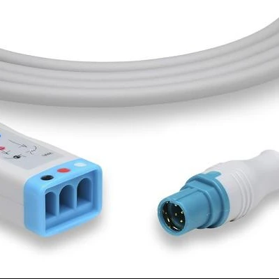 Draeger совместимый ECG кабель багажника 3 провода-SC 5000, SC 6000 Draeger 3 свинца ecg кабель производитель CE