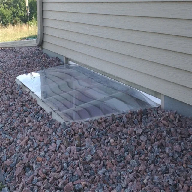 Прозрачная оконная крышка из поликарбоната с УФ-защитой 6 мм