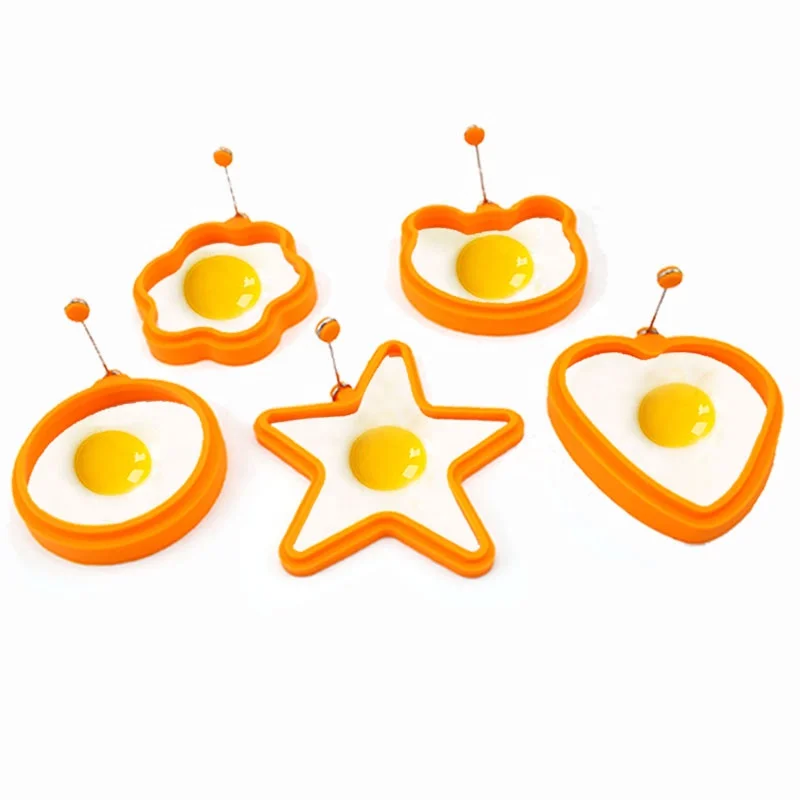 
Egg Tools Silicone Pancake Mold Heat Resistant Silicone Egg Ring Non Stick Fried Silicone Egg Mold 