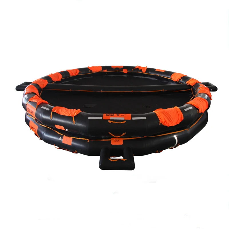 SOLAS 65-100 persons open reversible marine life saving Inflatable Life raft