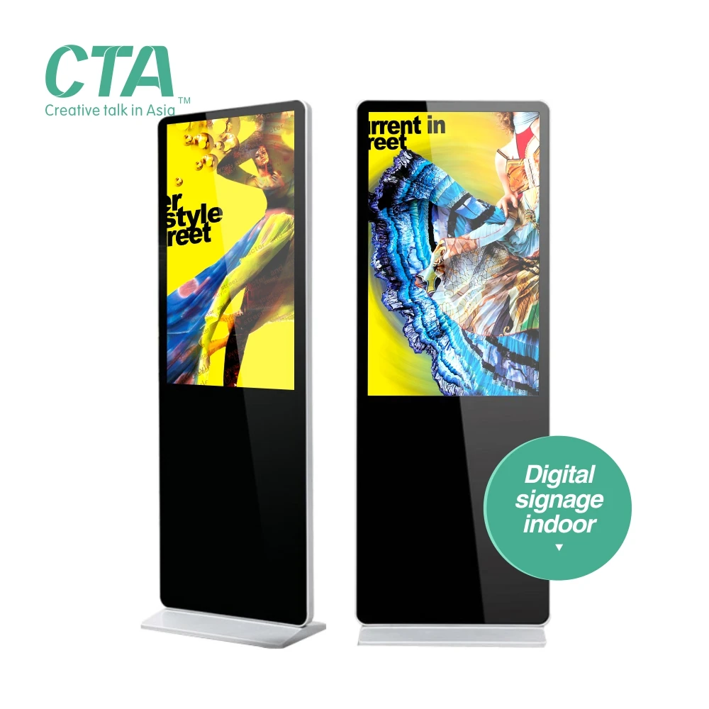 Full HD sexy video lcd digital signage for clothing and shoes store advertising