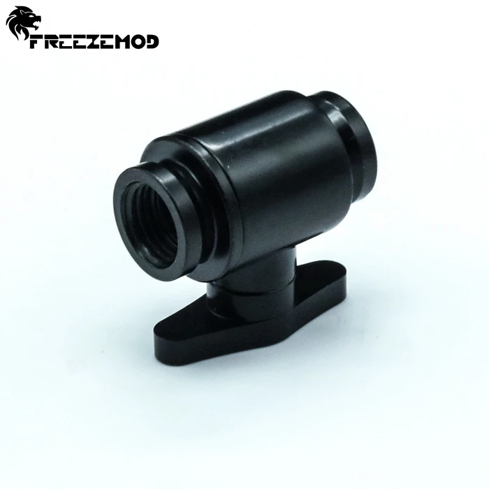 Female Thread Copper valve brass valve ball valve  Double internal teeth G1/4 Black. FM-YGNS