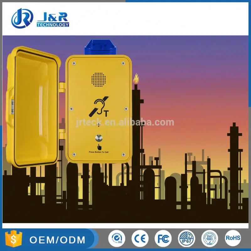 Химические растения всепогодный аварийный телефон с мигающим предупреждающим светом маяк промышленный