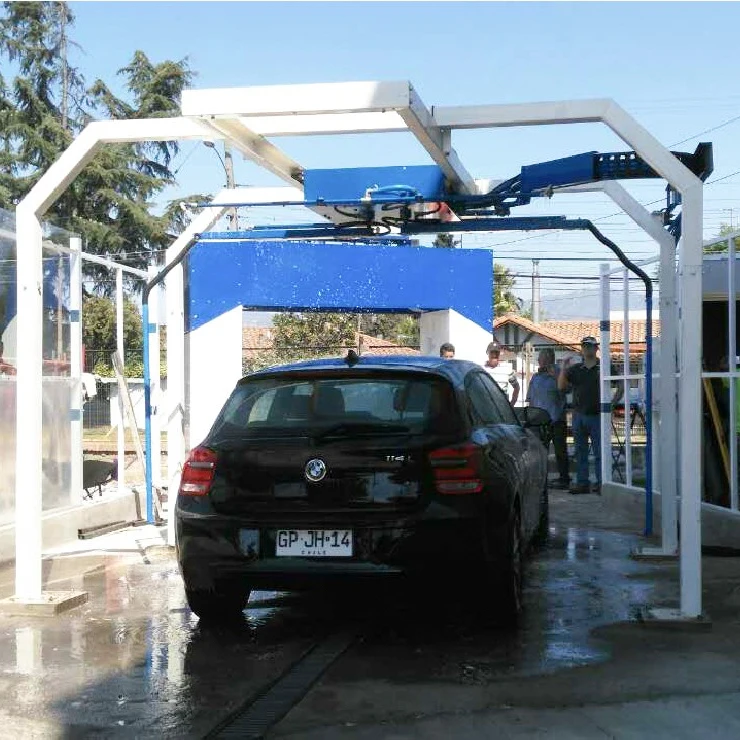 360 пены распыления управление с помощью ПЛК degresses авто сенсорный бесплатно моечная уставновка