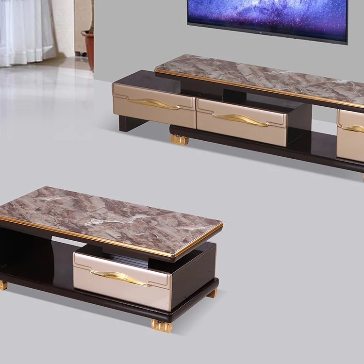 
new modern luxury mdf black and gold tv stand living room furniture pictures 