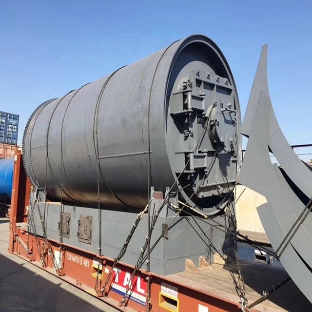 Semi-continuous 10Tons/day plastic to oil process machine in good quality