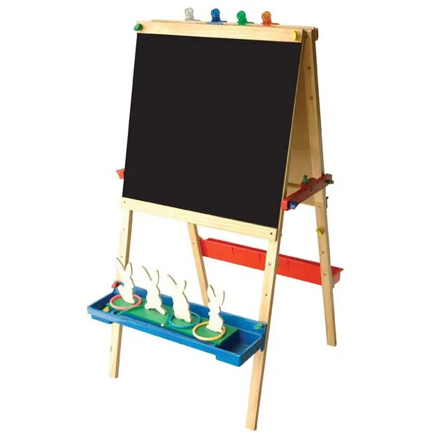 
Double Side Painting Magnetic Toy Children Painting Wooden Drawing Easel 