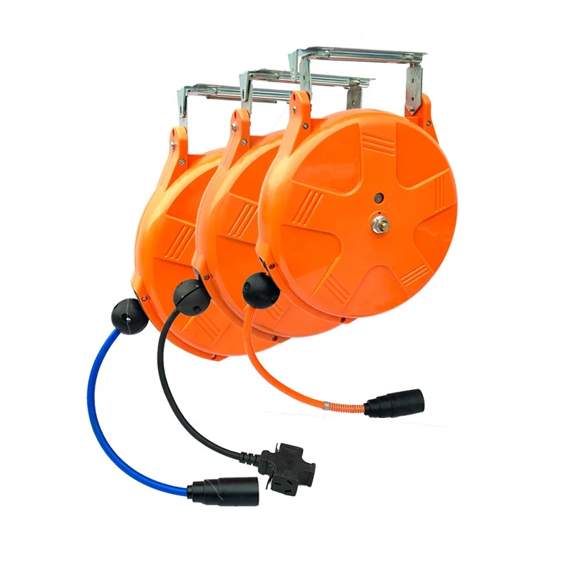 
Hose reel water Retractable wall-mounted garden hose and reel 
