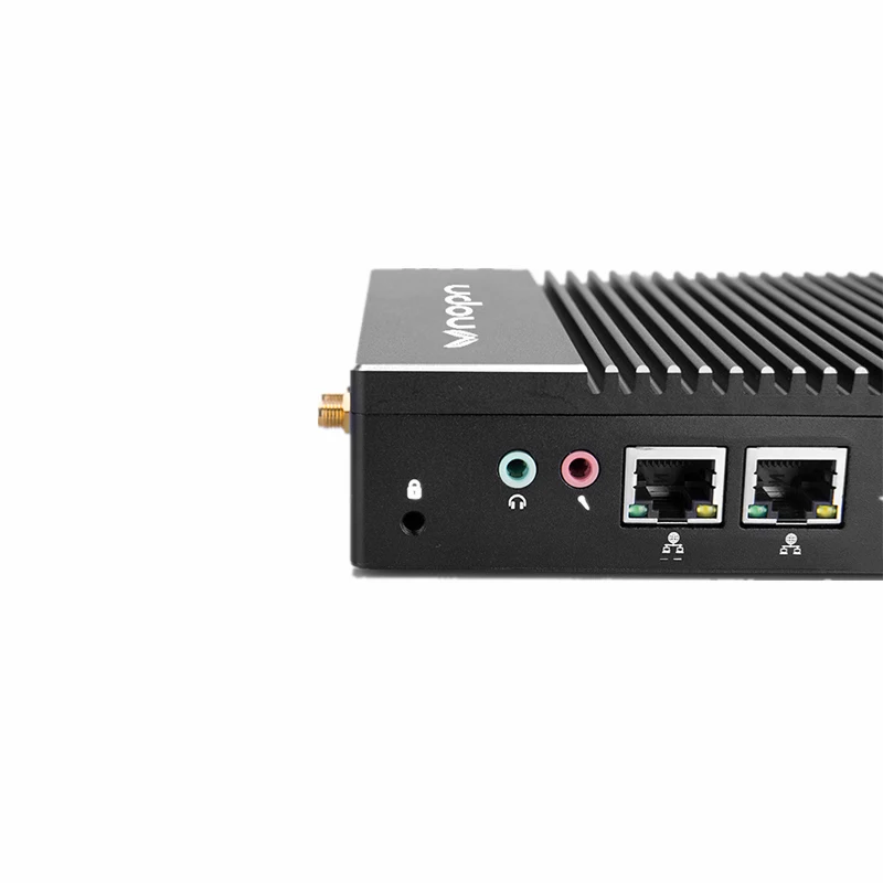 Big Sale Fanless Minipc Dual LAN Portable 12V 8G RAM 500GB HDD Mini PC Computer