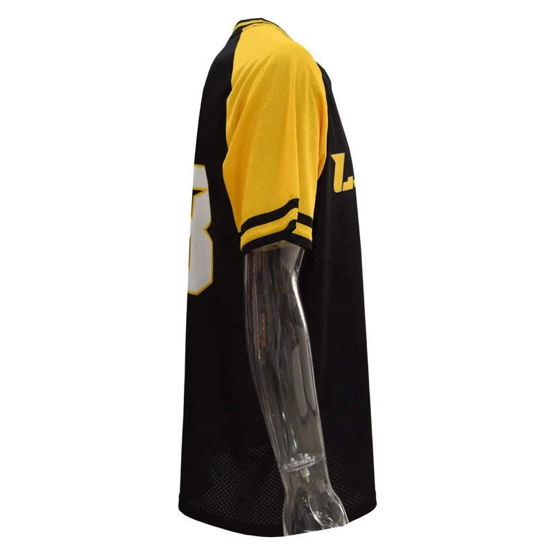 Pure 2024 wholesale black yellow soccer jersey custom design make with sublimation printing for men women kids