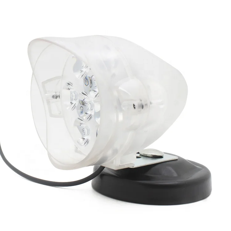 
12V 9led rocket lights with angel eyes RGB flasher function off road working lights external spotlight for motorcycle 