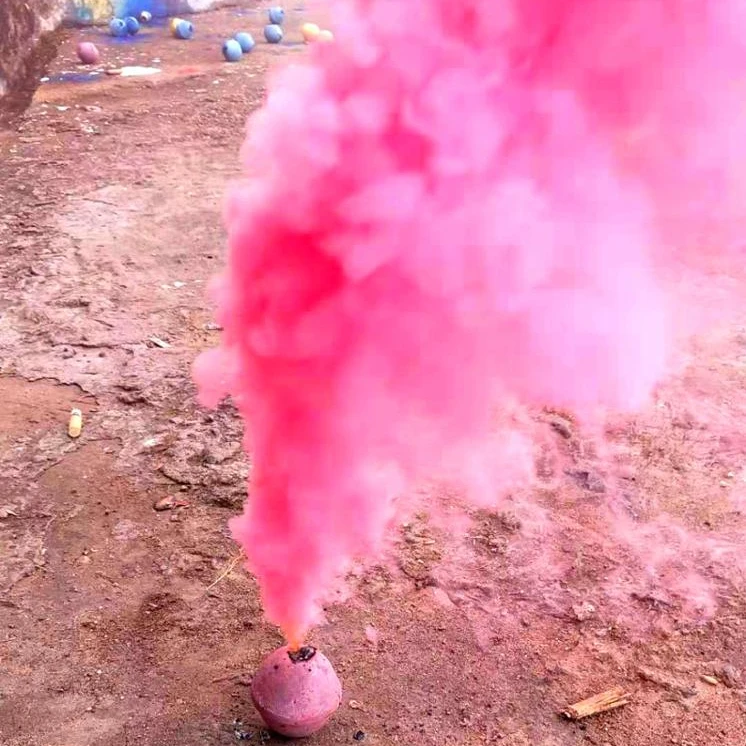 3 PCS China Daytime Pyrotechnics Jumbo Color Smoke Ball Outdoor Fireworks