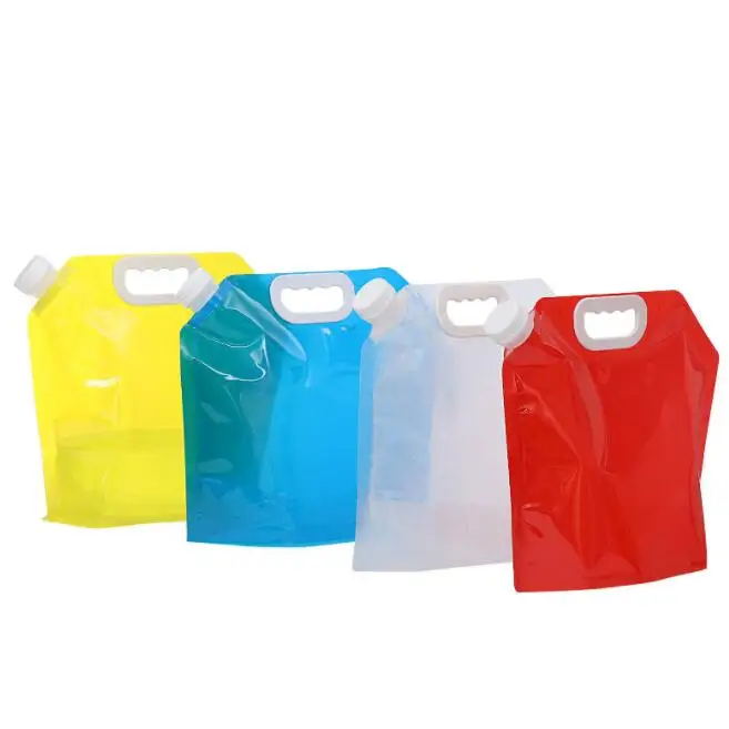 Outdoor Camping Hiking Emergency 5L BPA Free Plastic Spout Bob Drinking Water bag