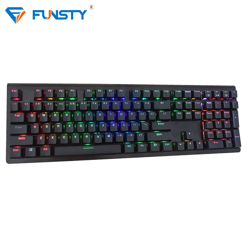 blue switch RGB LED arabic Spanish gaming mechanical keyboard laptop