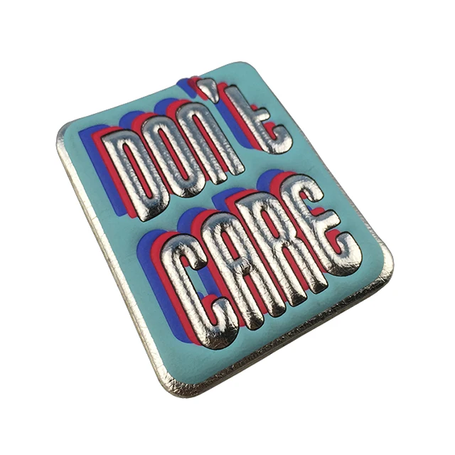 
Decorative customize pu leather travel patches sticker for t-shirts 