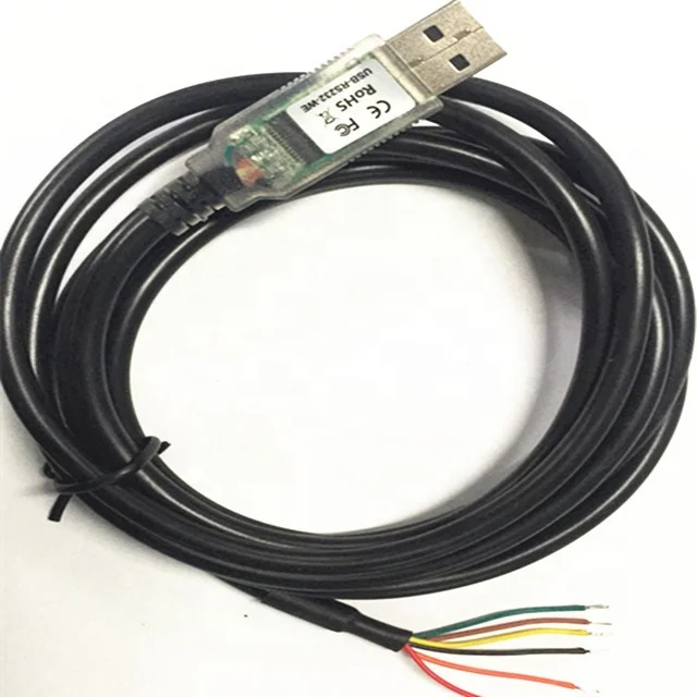  FTDI двойной чип USB кабель USB-RS232-WE-1800-BT 1 8 м провод конец черный преобразователь