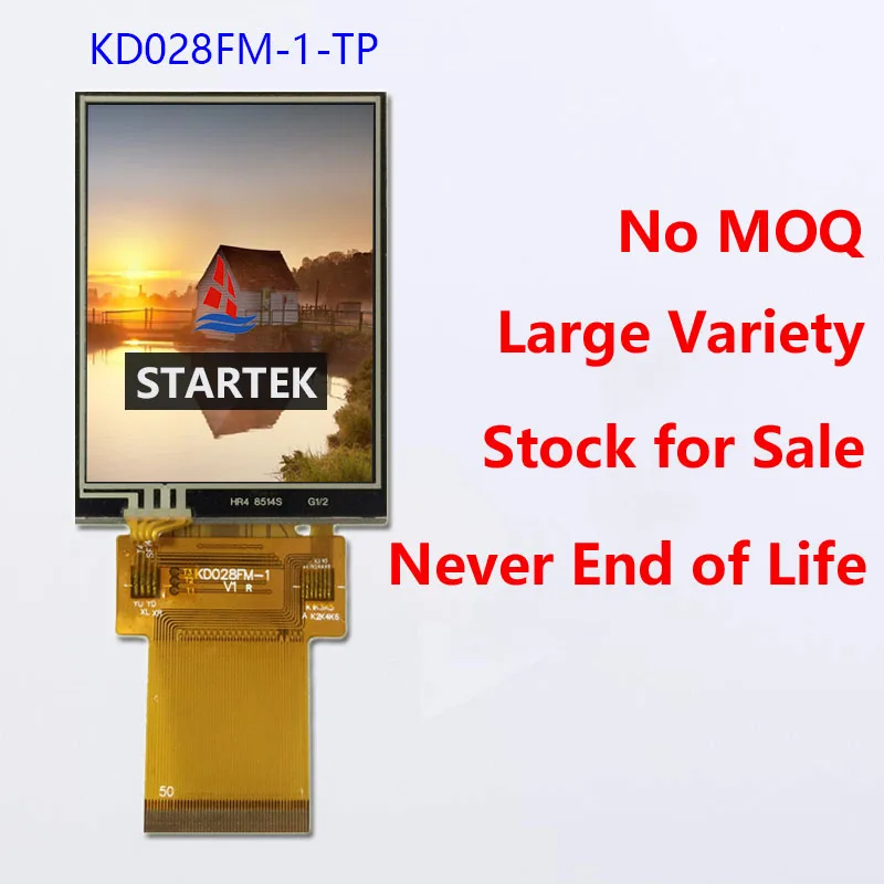  ЖК-модуль 2 8 дюйма 240x320 QVGA TFT интерфейс MCU/SPI/RGB с резистивной сенсорной панелью читаемый при солнечном