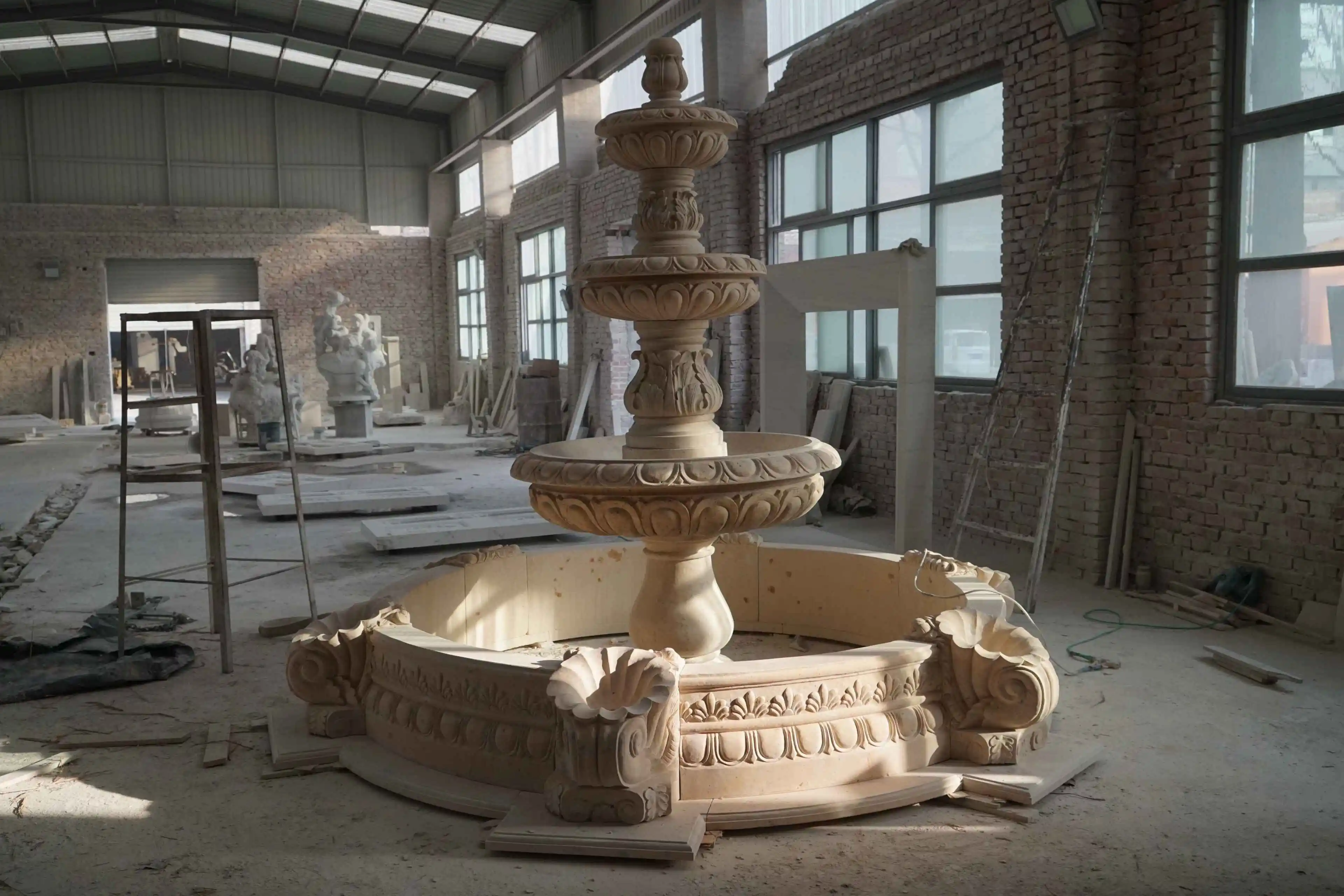 Modern Water Fountain Outdoor, Garden Water Fountain  natural stone granite fountain for decoration