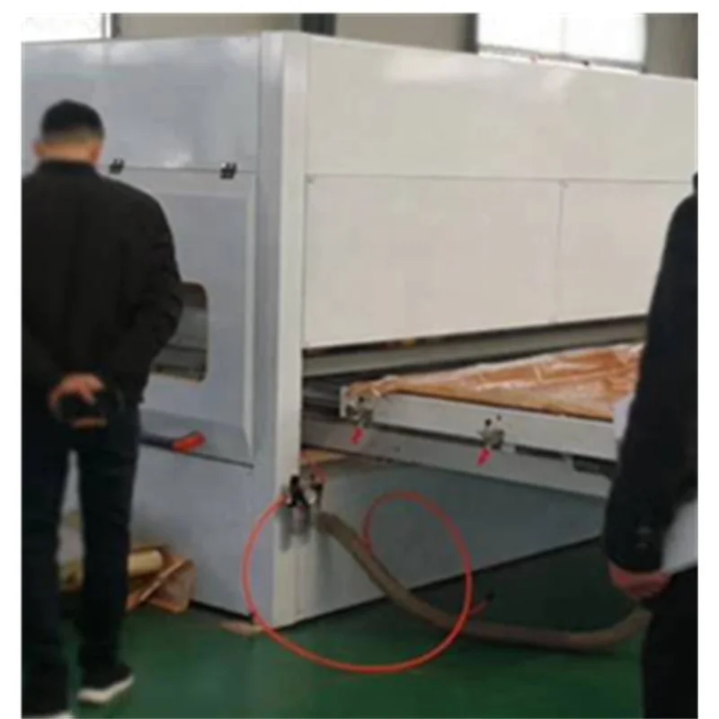 PVC film laminating machine on the door MDF panel vacuum membrane press machine 0188