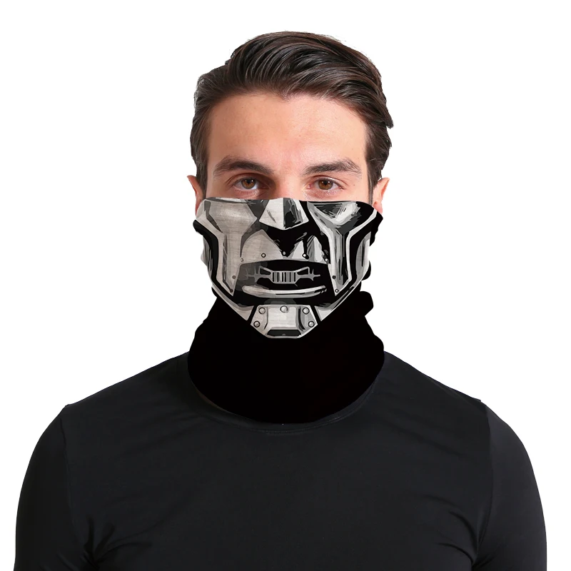 
Fish wholesale custom design bandana neck gaiter 