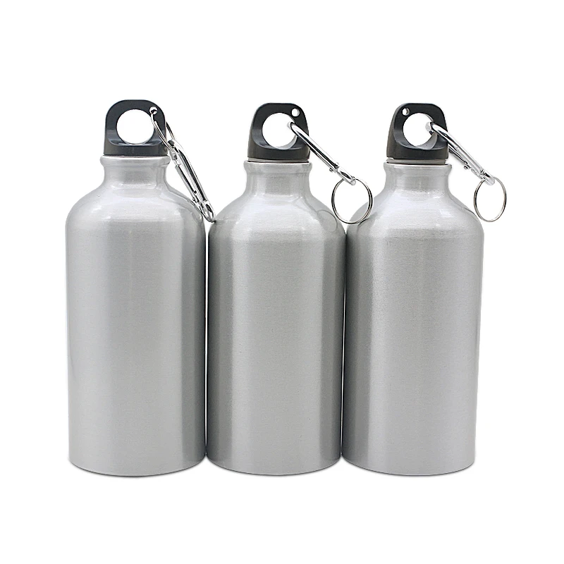 500ml sublimation white blank aluminum travelling Outdoor Camping Cycling sipper sport water bottles
