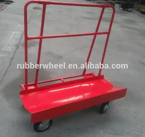 heavy duty plywood glass door gypsum board drywall sheet cart 2000lbs load capacity transportation moving dolly tool kart