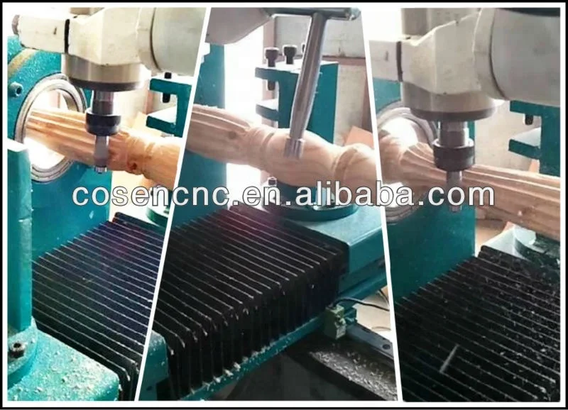 cosencnc factory direct sale Parallel Turner High Precision Horizontal Lathe Machine for various wood rotary products