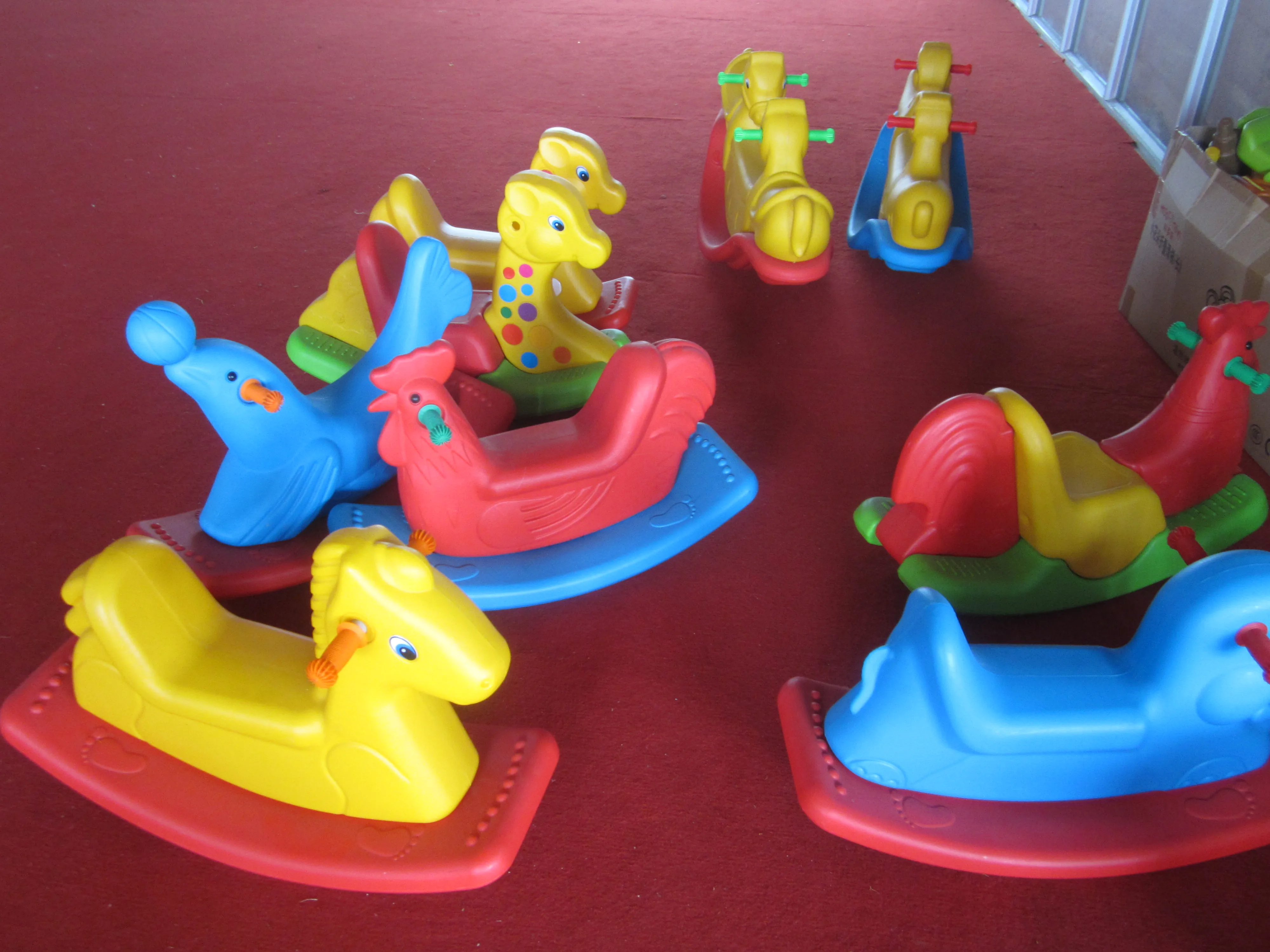 
baby rocker horse indoor and outdoor plastic kids rocking horse for sale 