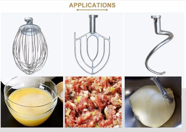 Коммерческий сверхмощный пищевой миксер для теста, Электрический планетарный миксер 30 л