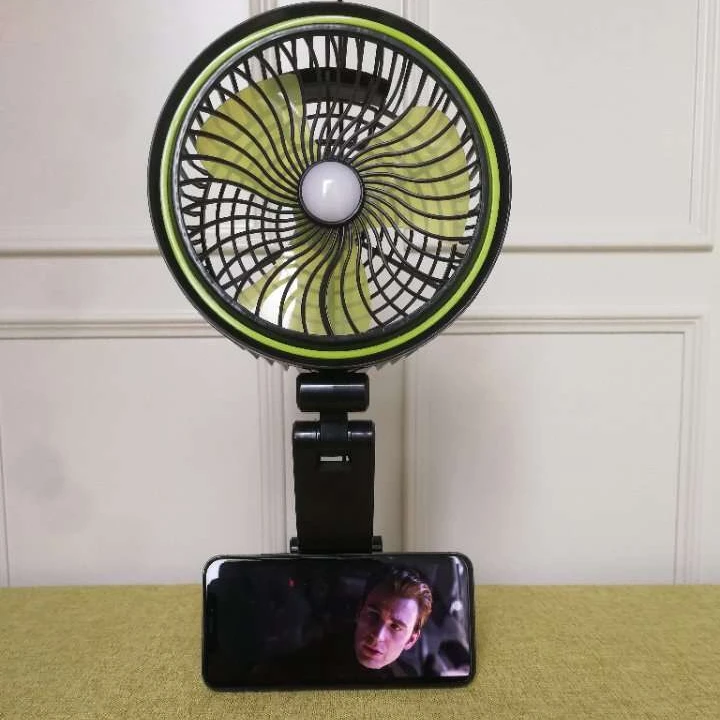 
Solar Multi functional mini electric fan rechargeable desk fan 