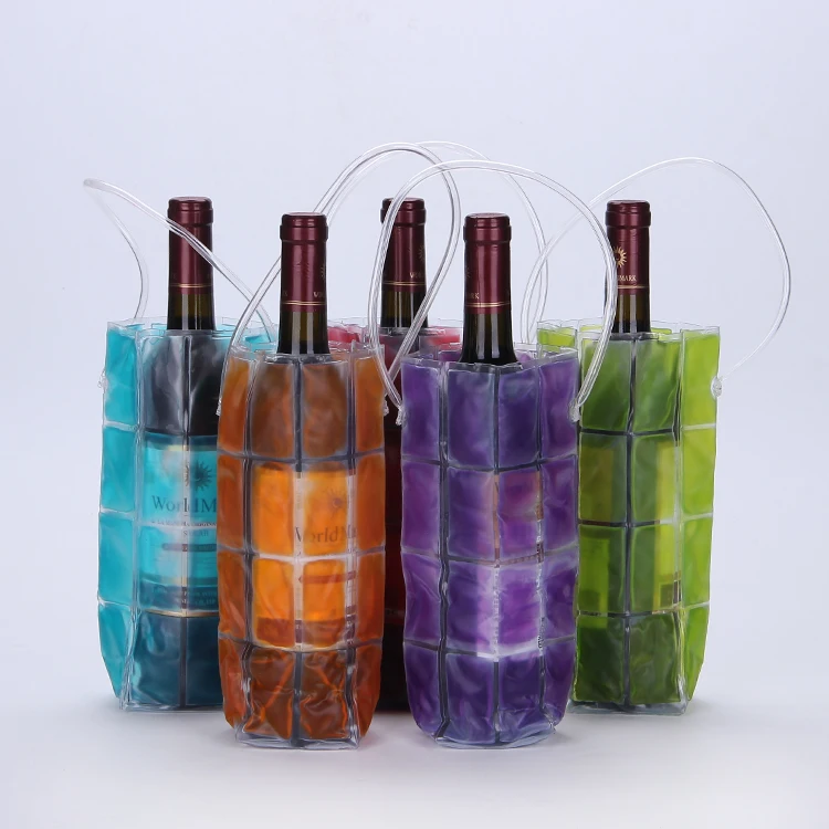 Best selling in Germany outdoor garden wine cooling holder plastic bag Wine cooler