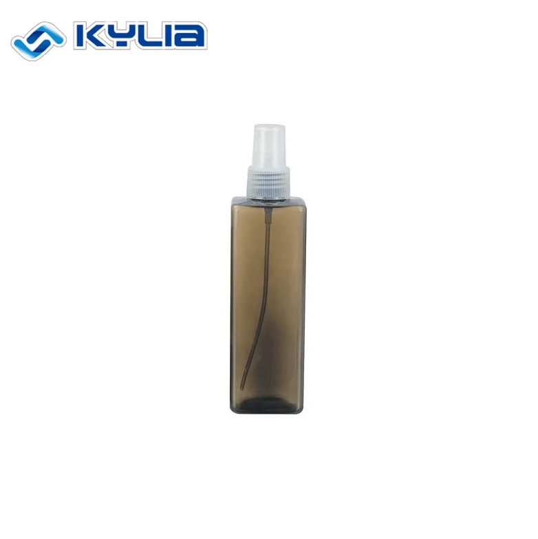 250 мл пластичный квадрат любимчика пластичный косметические пульверизаторы с соплом