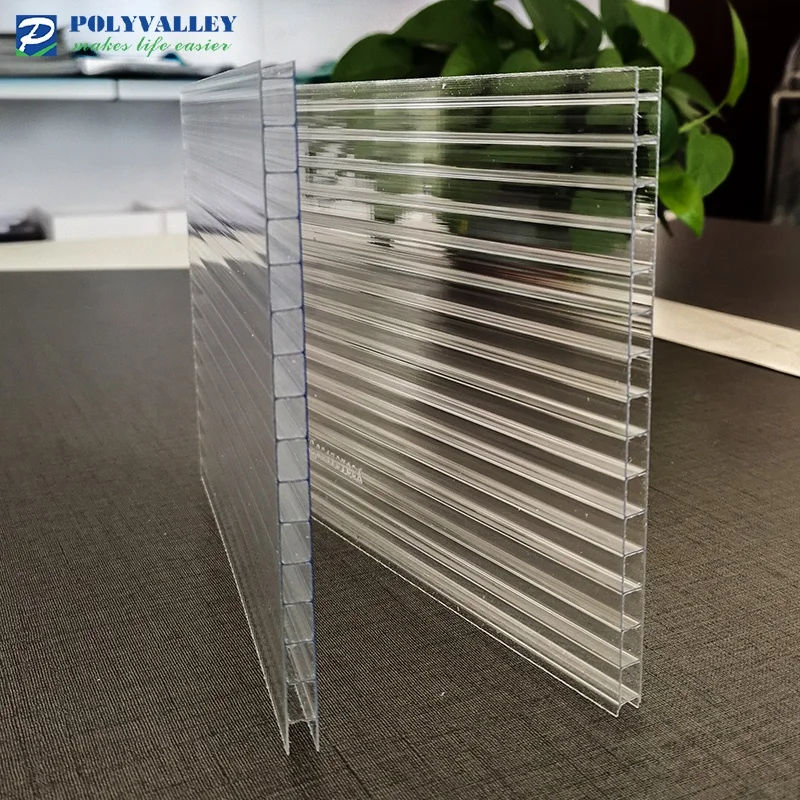 8mm polycarbonate polycarbonate roofing sheet with UV coating