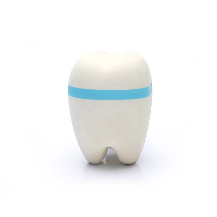 custom 2019 pu foam cheap medical stressball tooth stress reliever for kids