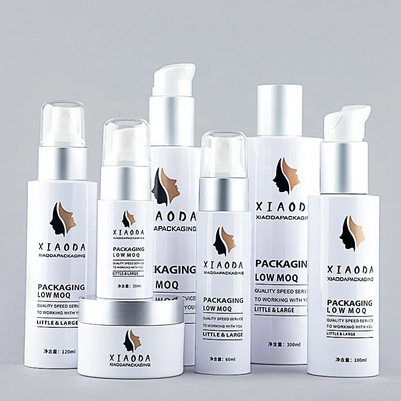 Recycling plastic raw material sprayer lotion cosmetic pet bottles