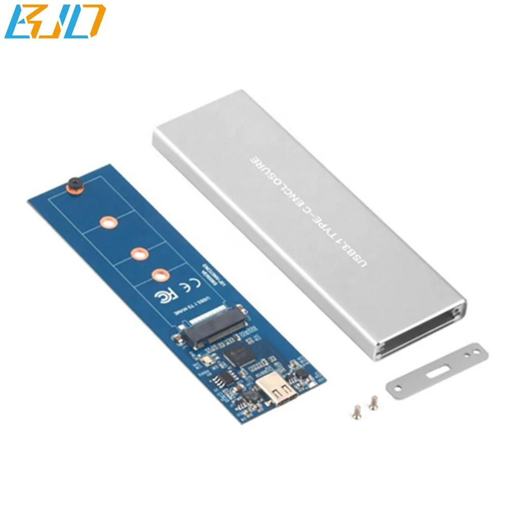 Тип C-USB 3 1 10 Гбит/с для PCI-E M.2 NGFF ключ м SSD адаптер NVME жесткий диск Box Поддержка 2230 2242 2260 2280