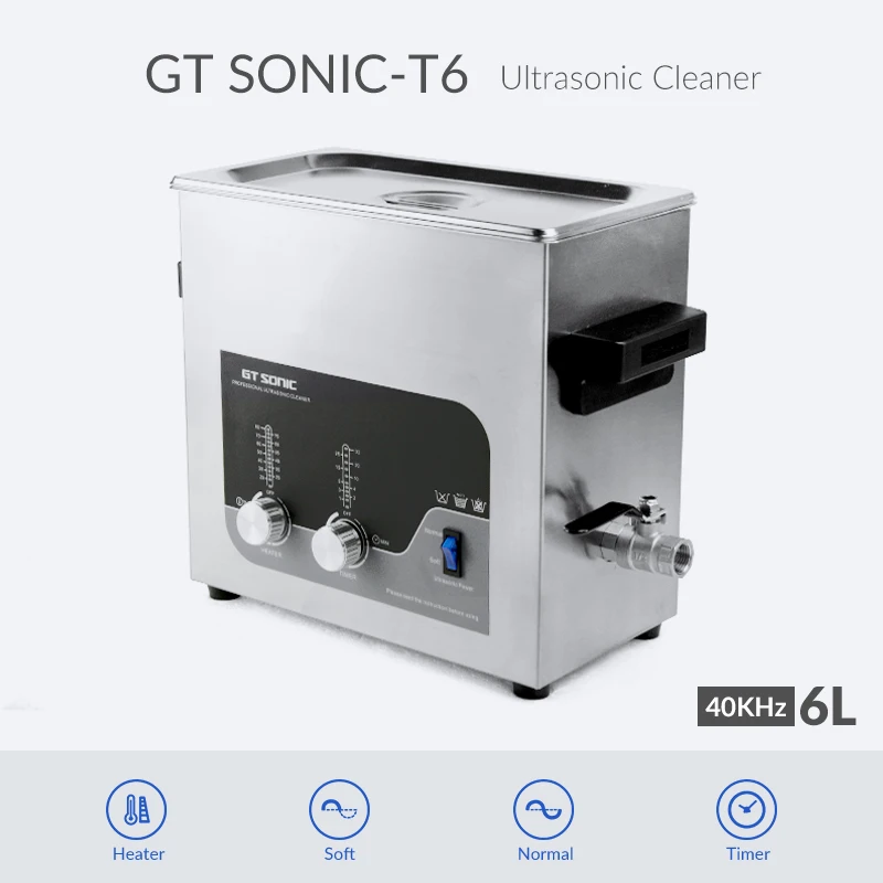 6L Double Power Vinyl Records Ultrasonic Cleaning Machine with 40khz soft cleaning records