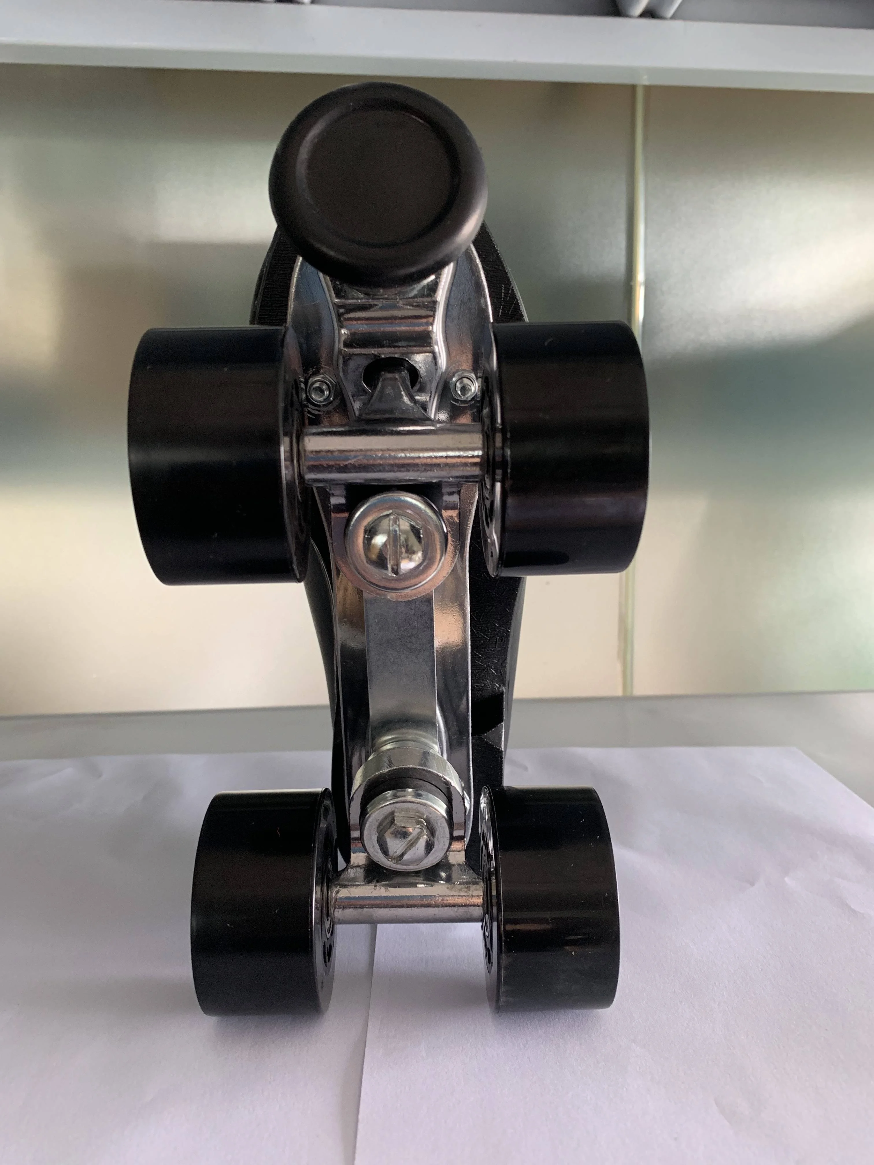 Custom high quality Synthetic leather vamp Roller rink rental high bounce PU wheel quad roller patines skates shoes