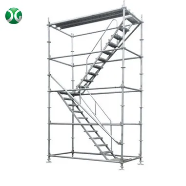 worker step climbing scaffolding system stair tower