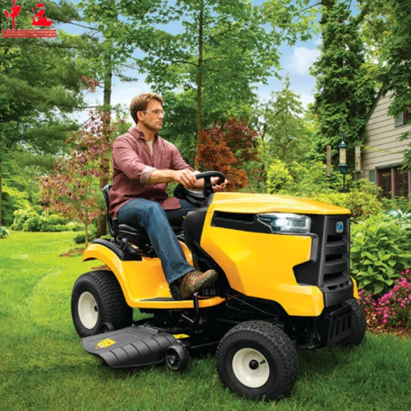 Новейшая газонокосилка, трактор 30 дюймов для езды на газонокосилке гидравлическим способом с двигателем Locin 20/23HP 432CC