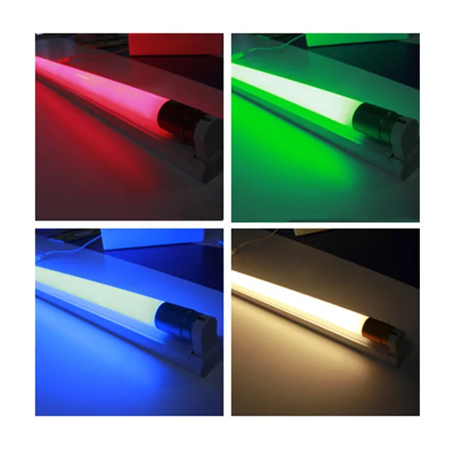 Color led tube 60cm 120cm 150cm Red Blue Green white G13 led tube light