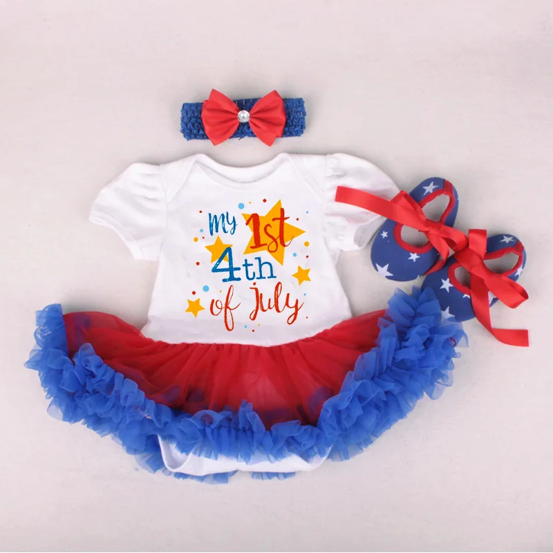 2019 New 4th Of July Rompers Kids Boutique Clothing Wholesale