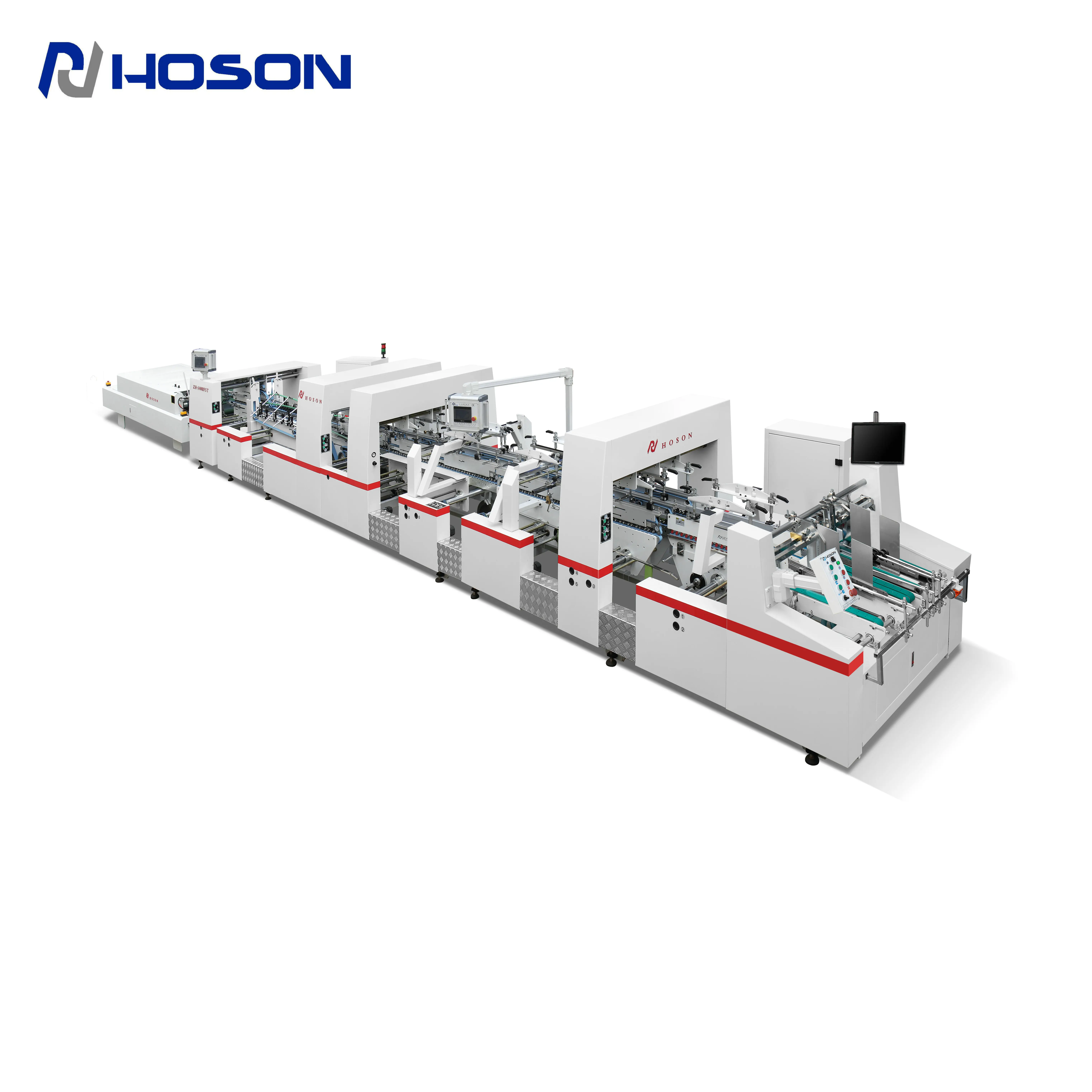 ZH-1400BFST Automatic 4 6 Corner Type Folder Gluer Machine