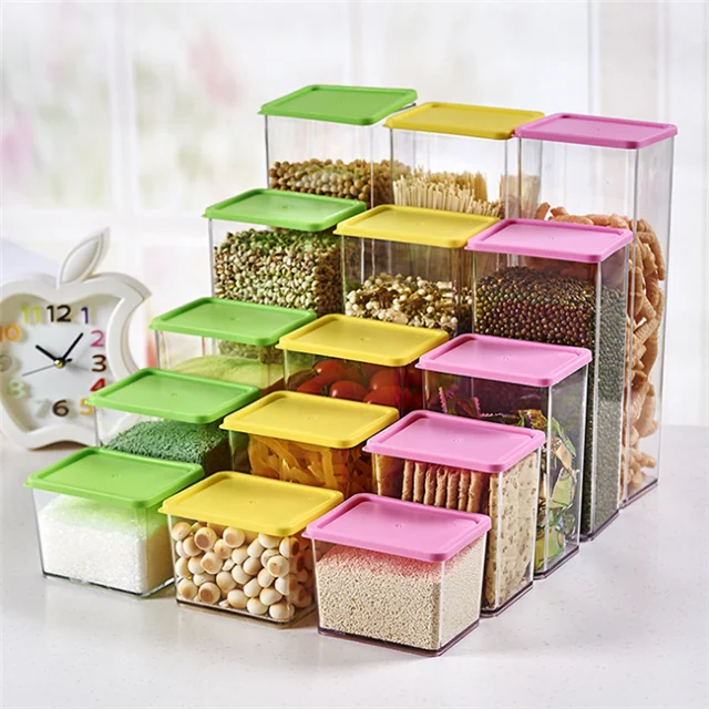 High Quality Cheaper Price Leakproof BPA Free Eco Friendly Rectangle Plastic Resortable Containers Set Portable Online Shopping