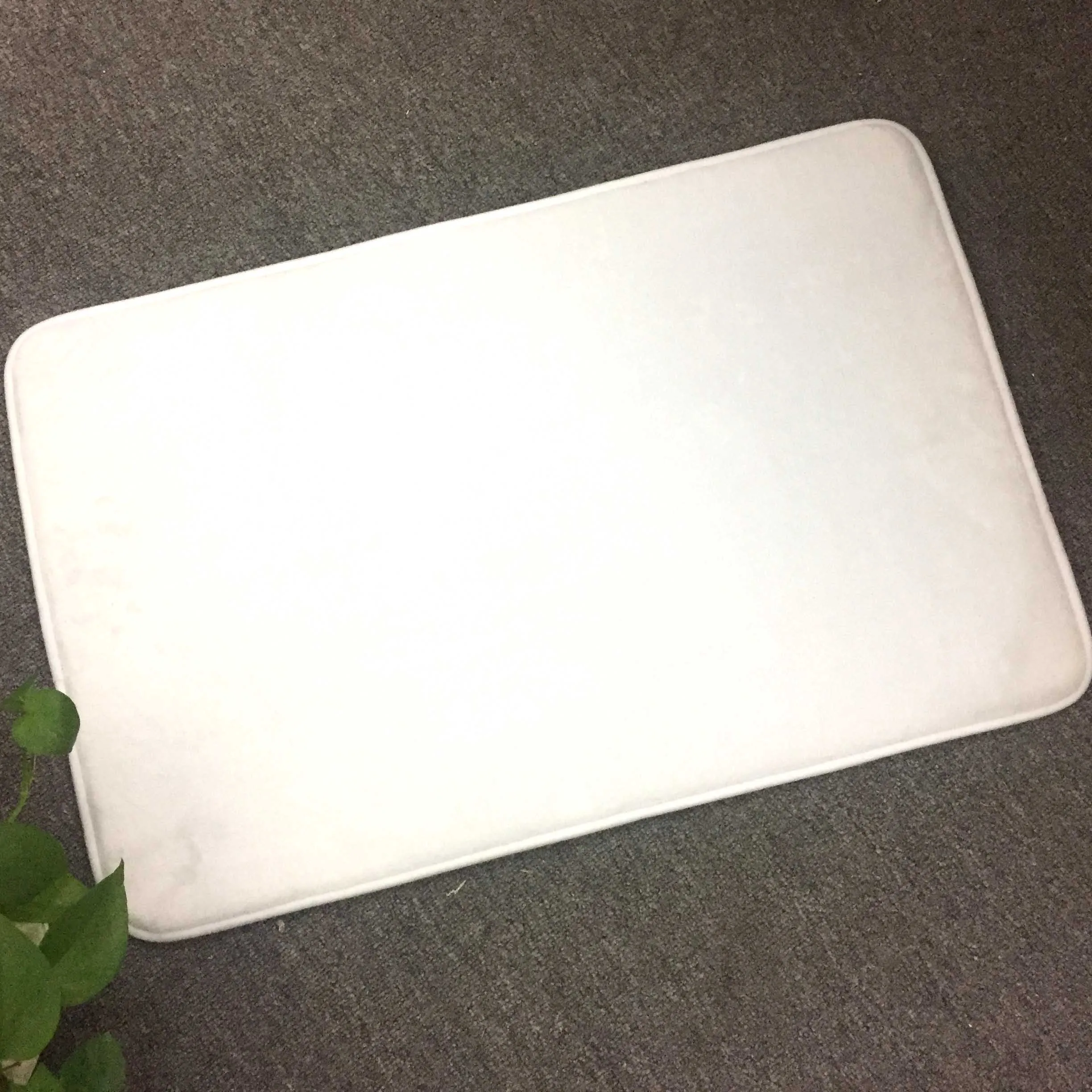 Plush Blank White Mat for Sublimation Blank Bathroom Sublimation Blank New