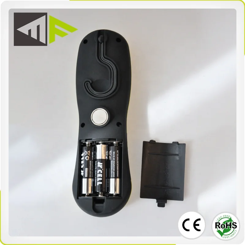 5W COB Portable LED Work Light Dry Battery Magnet Inspection Work Lamp with Hanger