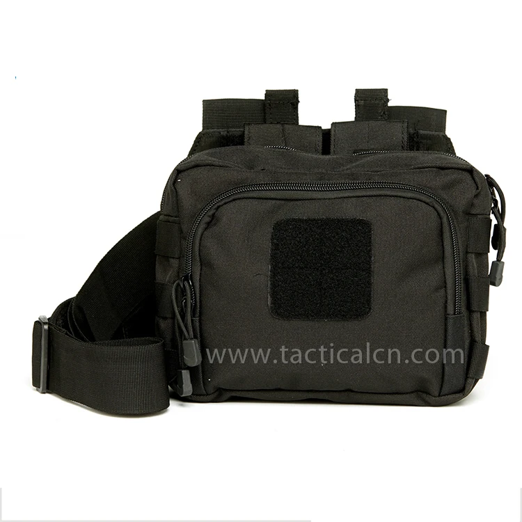 Wholesale durable multi functional tactical shoulder messenger bags with magic patch