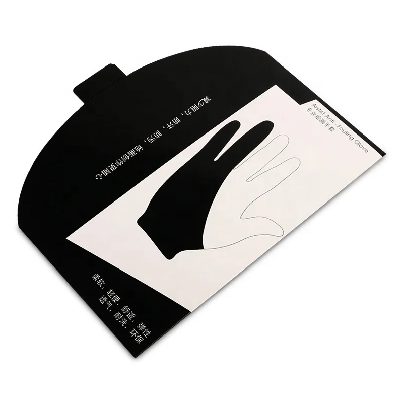 Low price cheap one color painting custom gloves golf glove packaging bags box