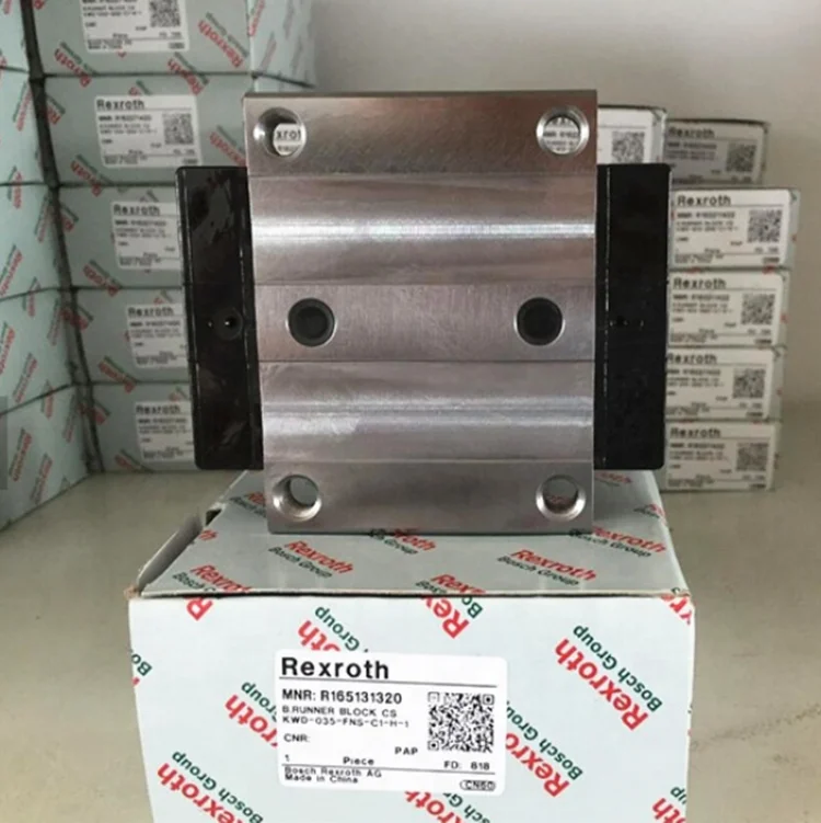 REXROTH R165131320 RUNNER BLOCK BALL CARRIAGE LINEAR BEARING 35MM RAIL