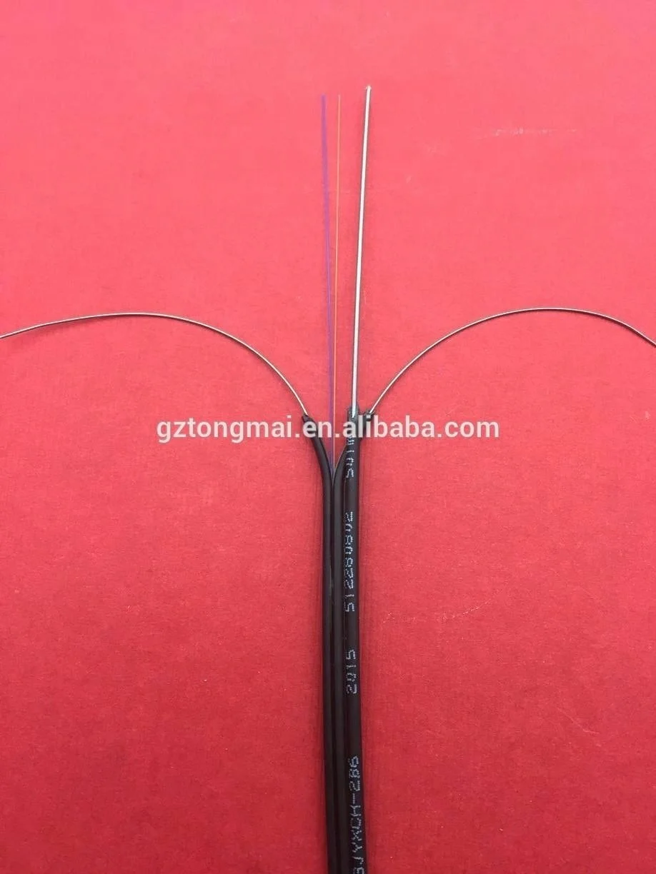 Self-support Fiber Optic Cable GJYXCH G657A2 Ftth Cable 2 CORE